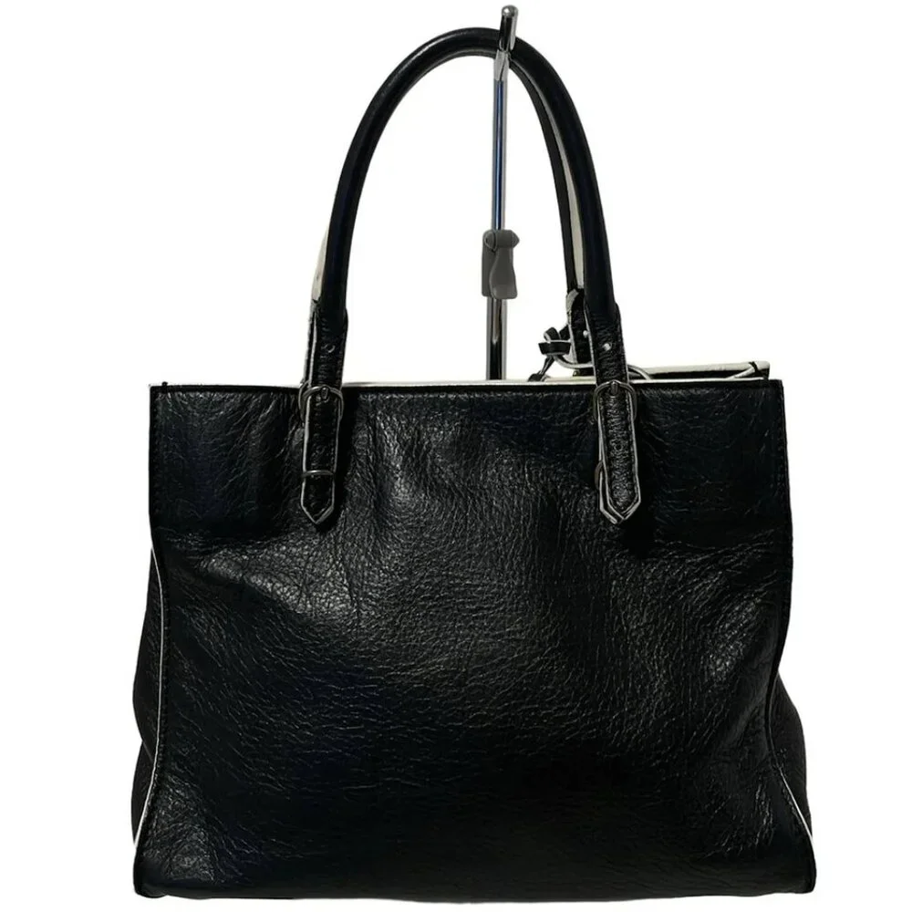 BALENCIAGA Papier Mini 305572 Black Leather - Tote Bag 596-053125 - Picture 2 of 9